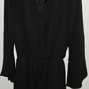 Decree Elegant Black Long Sleeve Jumpsuit